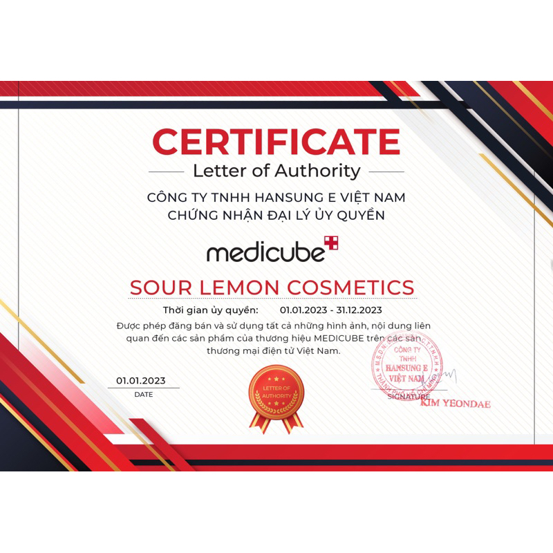 Thiết bị nâng cơ trẻ hoá da kèm gel 250ml không vỏ hộp Medicube AGE-R Derma EMS Shot