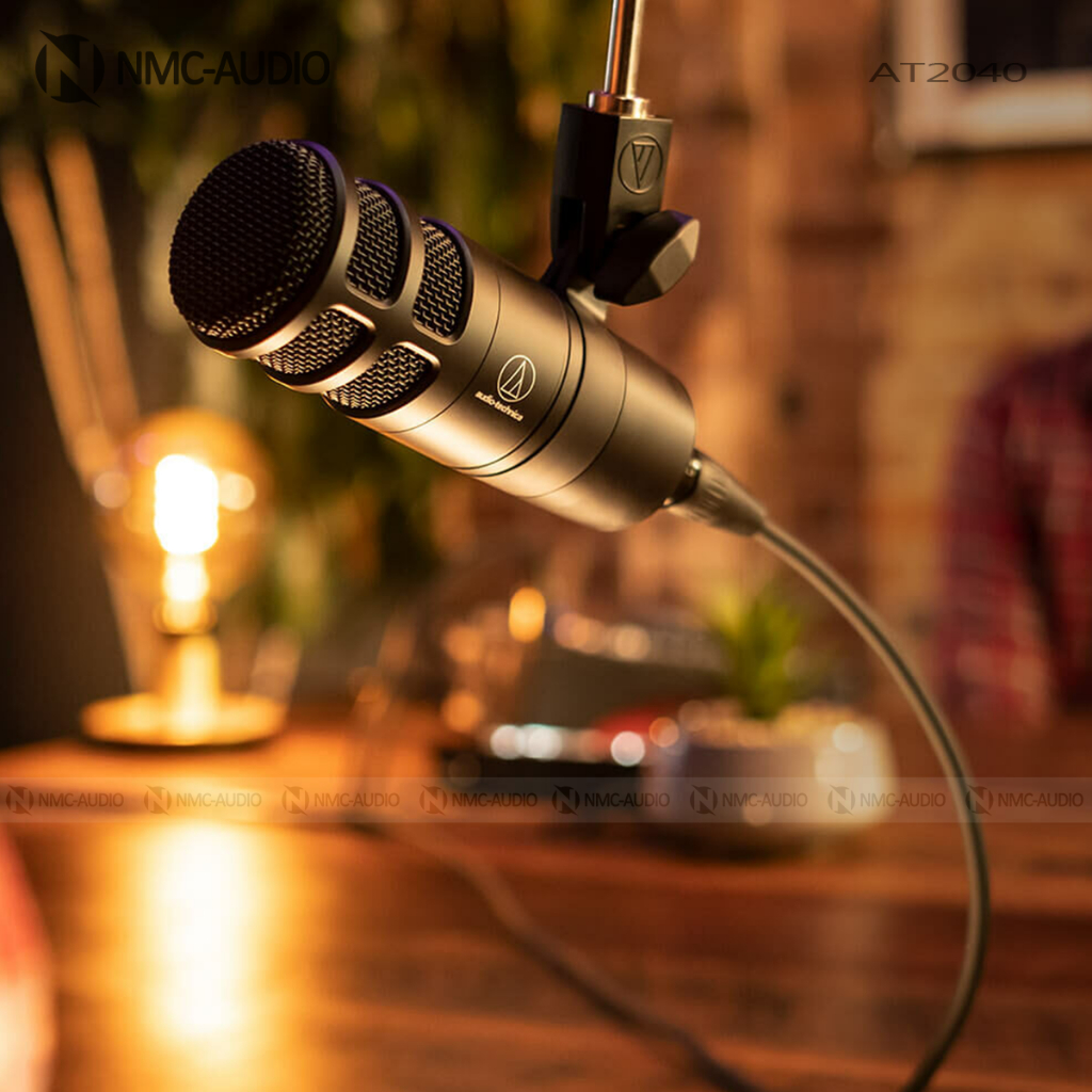 Micro Audio-Technica AT2040 | Hypercardioid dynamic podcast microphone, lồng tiếng, thu âm, giảng dạy