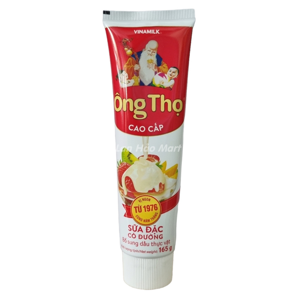 Sữa đặc có đường Ông Thọ Đỏ tuýp 165g tiện lợi