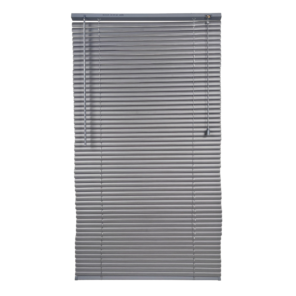 Homebase HLS Rèm/màn cửa cuốn WOOD bằng nhựa PVC 120X130CM ฺmàu xám