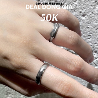 Nhẫn Trơn Bạc Basic Size 4MM Unisex - THÉP KHÔNG GỈ - N006
