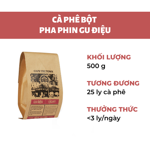 Cà phê bột pha phin GU ĐIỆU - THE TOWN