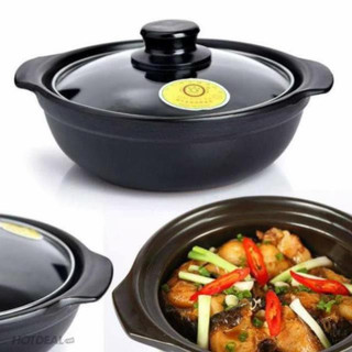 8 inch-nồi đất kho cá thơm ngon cao cấp - nồi 1.2l