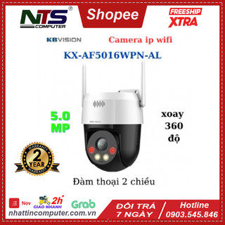 Camera ip ptz wifi 5mp kbvision kx-af5016wpn-al - al đàm thoại 2 chiều