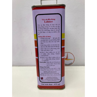 Véc ni Lobster bảo vệ gỗ 875ml