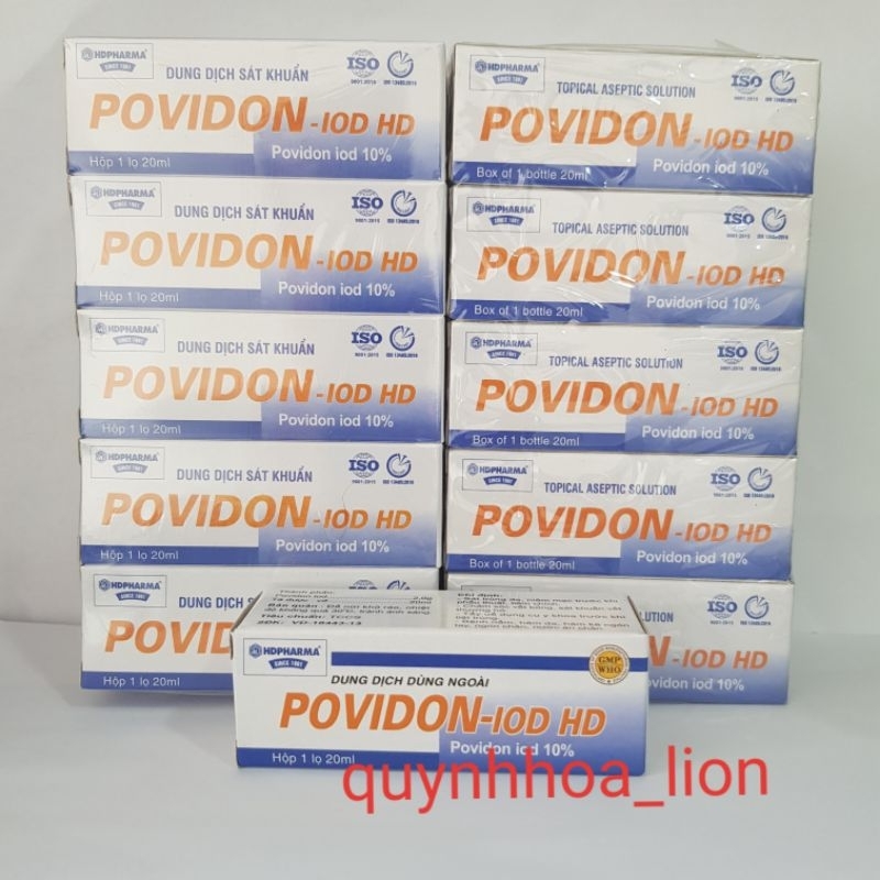 Dung Dịch Sát Khuẩn Povidon- Iod HD 10%