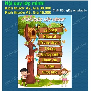 Nội quy lớp hình cây