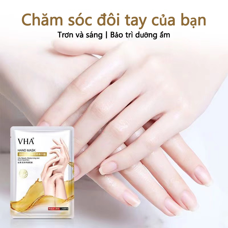 Mặt nạ tay niacinamide dưỡng ẩm làm trắng da tay tẩy da chết mặt nạ chân tay 35g / cặp