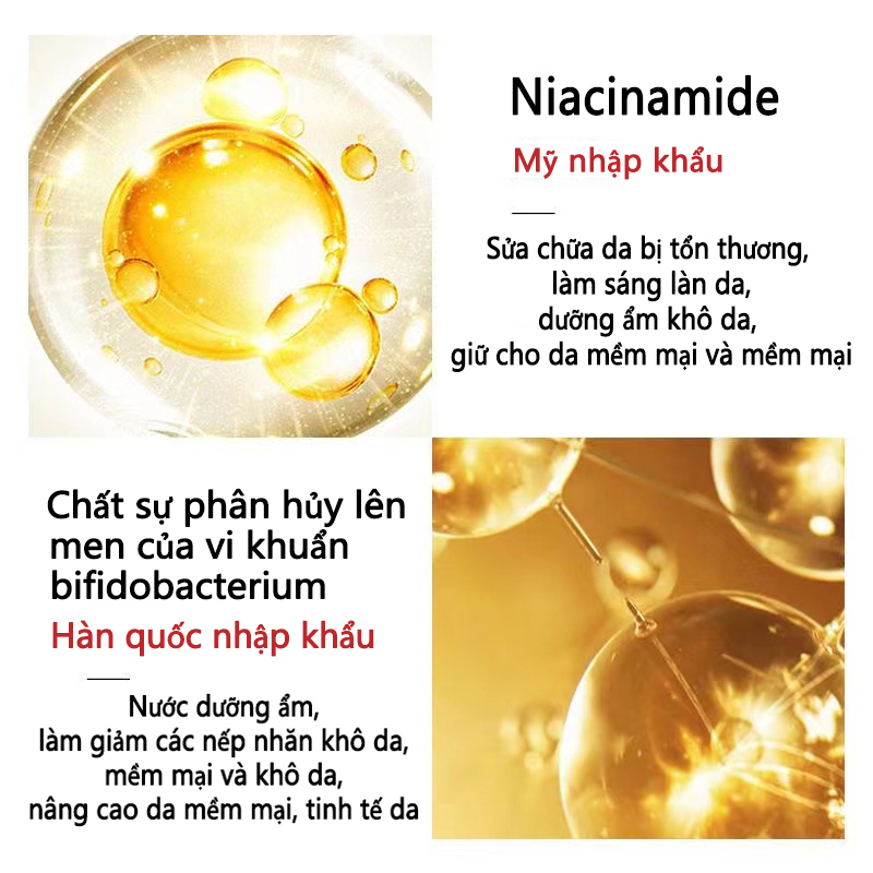 Mặt nạ tay niacinamide dưỡng ẩm làm trắng da tay tẩy da chết mặt nạ chân tay 35g / cặp