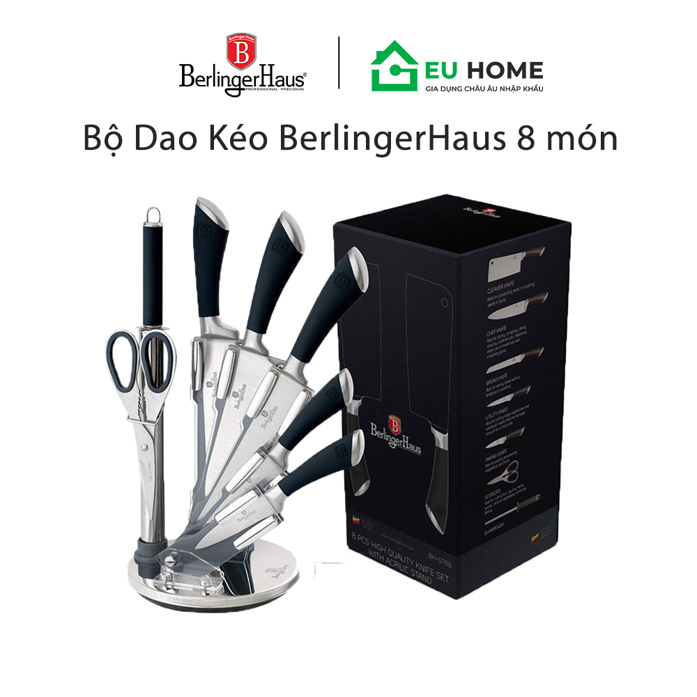 Bộ dao 8 món Berlinger Haus nhiều màu đa năng - Hàng Đức Chính Hãng