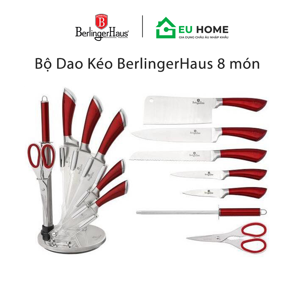 Bộ dao 8 món Berlinger Haus nhiều màu đa năng - Hàng Đức Chính Hãng