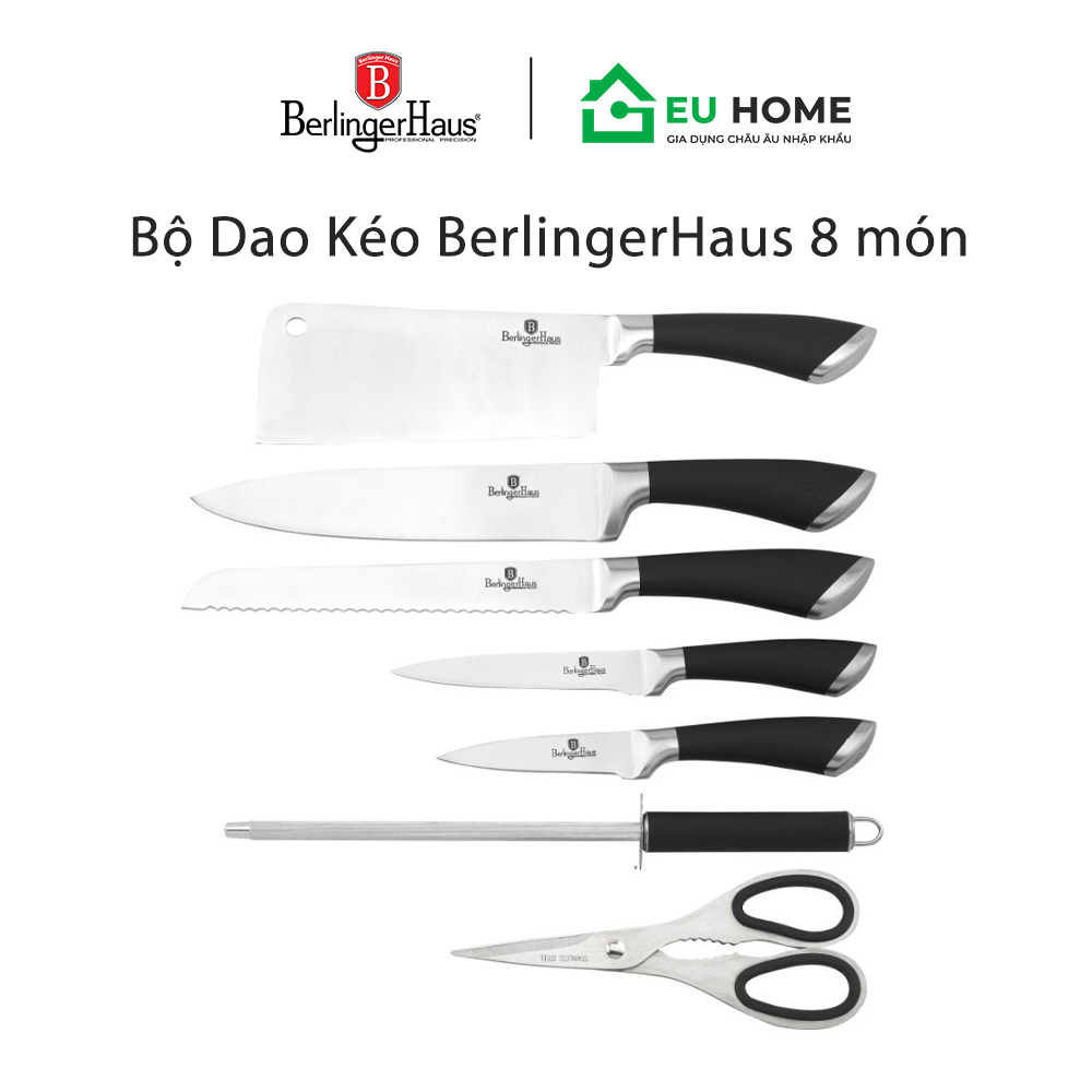 Bộ dao 8 món Berlinger Haus nhiều màu đa năng - Hàng Đức Chính Hãng