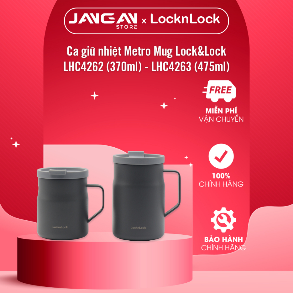 Ca giữ nhiệt Metro Mug Lock&Lock LHC4262  - LHC4263