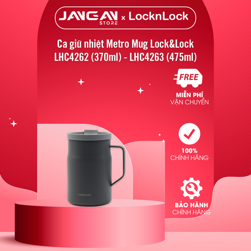 Ca giữ nhiệt Metro Mug Lock&Lock LHC4262  - LHC4263