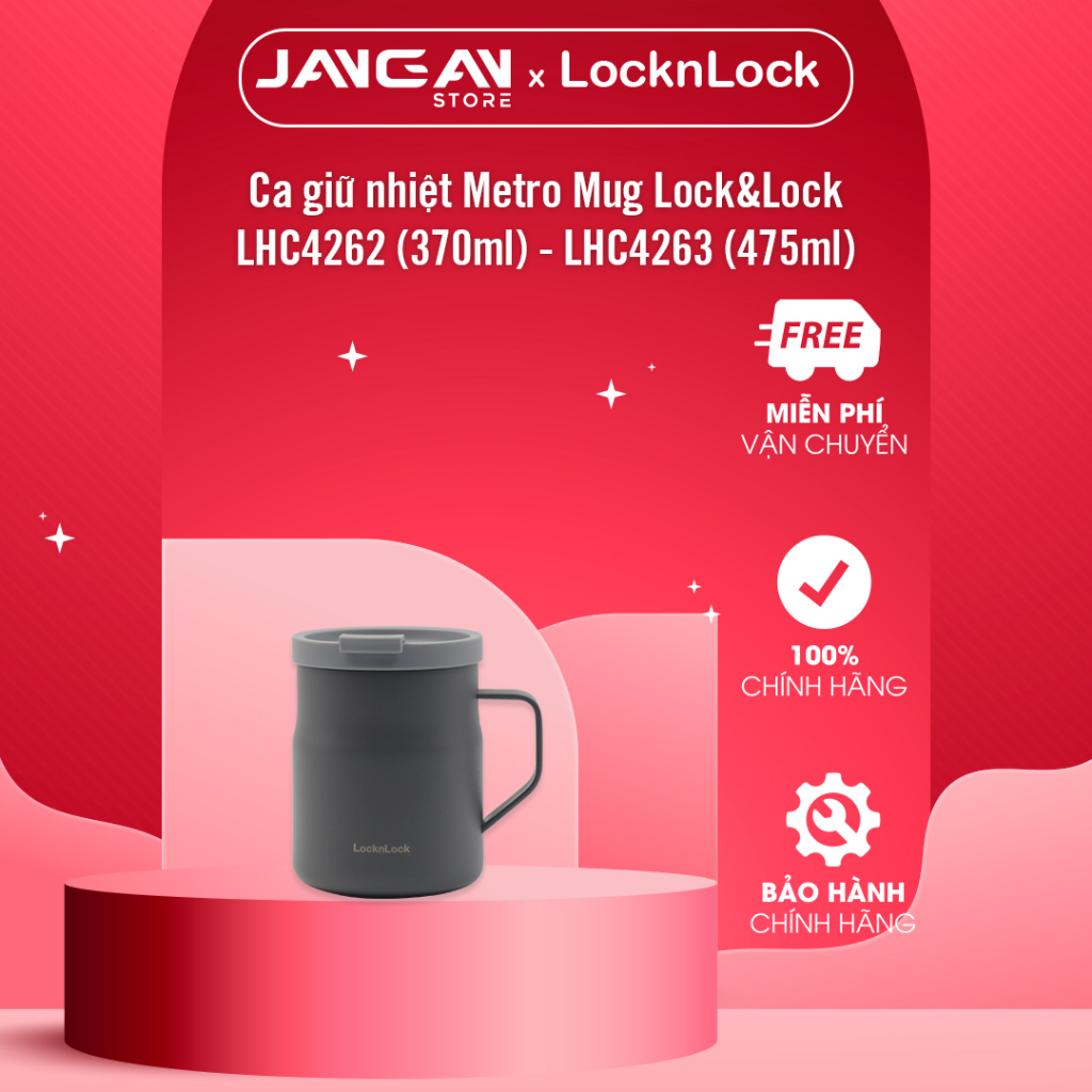 Ca giữ nhiệt Metro Mug Lock&Lock LHC4262  - LHC4263