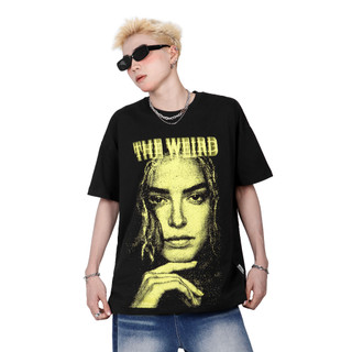 LOCAL BRAND Áo thun The Weird Phong Cách Unisex Form Rộng ATK684