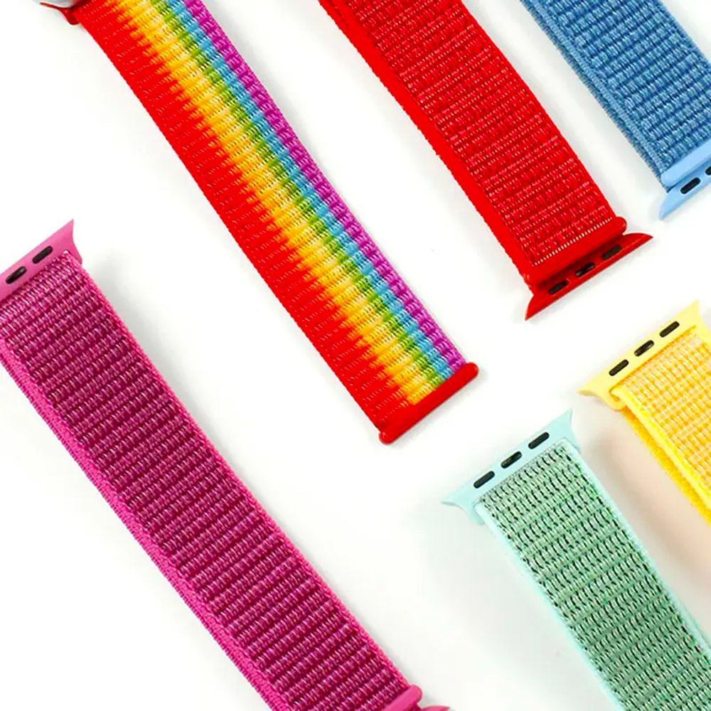 Dây Đeo Vải Silicone Sport Loop  Cho Đồng Hồ Thông Minh AW Series 8/7/SE/6/5/4/3 Size 38/40/41/42/44/45