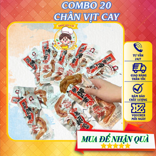 ⭐COMBO 20 Chân vịt cay Tứ Xuyên Dacheng màu đỏ✅GÓI TIẾT KIỆM