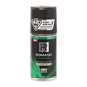 Lăn Khử Mùi ROMANO Hương Nước Hoa 50ml