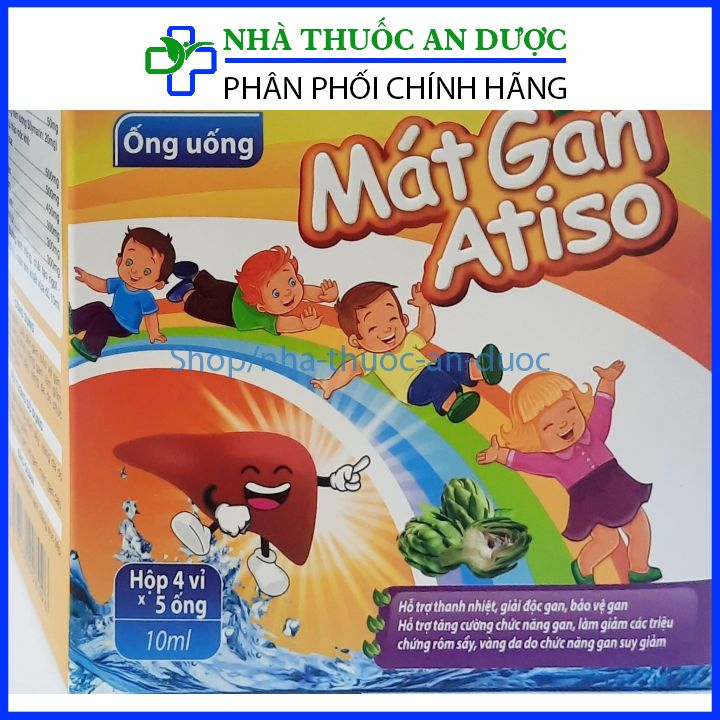 Siro Mát gan Atiso thanh nhiệt thải độc- Hộp 20 ống