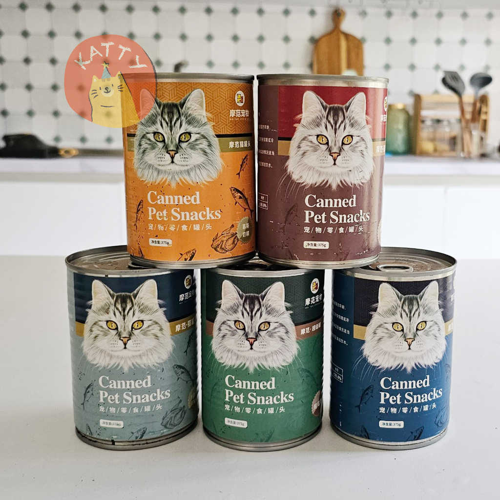 Pate cho mèo Canned lon lớn tiết kiệm 375g