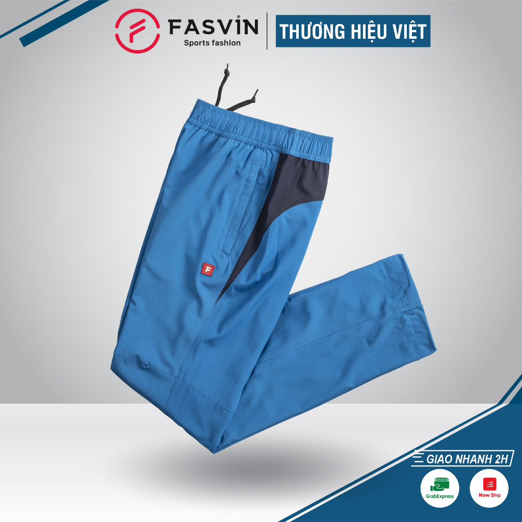 Quần thể thao nam Fasvin DC18.HN vải lót lưới mềm mại thoải mái co giãn tốt.