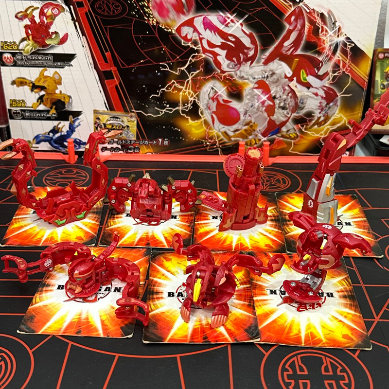 mô hình đồ chơi BAKUGAN hệ lửa