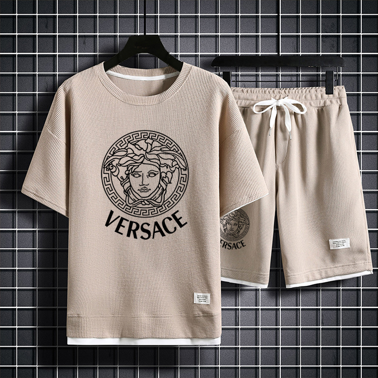 Bộ Đồ Nam Cổ Tròn Tay Ngắn, Bộ Thể Thao Nam co giãn, vải mềm, vải mịn, thoáng mát