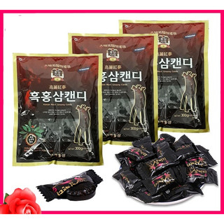 KẸO HẮC SÂM KOREA BLACK GINSENG (300GR-GÓI)