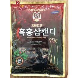 KẸO HẮC SÂM KOREA BLACK GINSENG (300GR-GÓI)