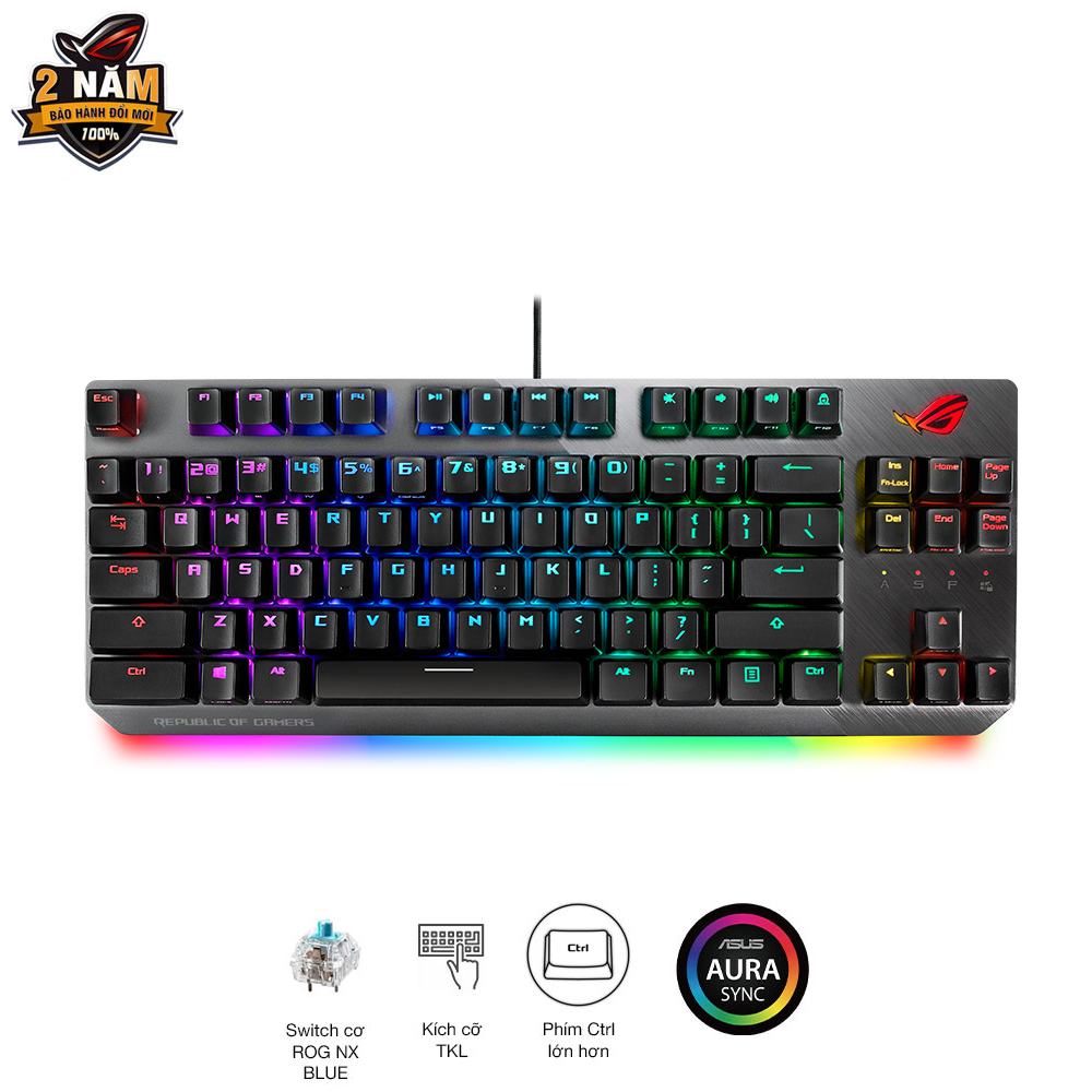 Bàn phím Asus ROG STRIX SCOPE NX TKL - Hàng chính hãng