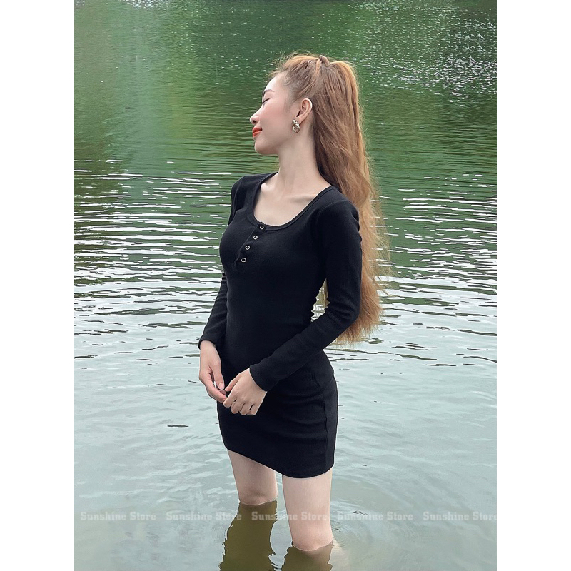 ĐẦM BODY - chất tăm bozip dày dặn, co dãn tốt
