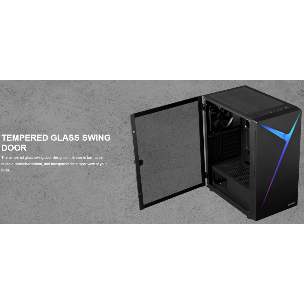 Vỏ Case GAMDIAS ARGUS E4 BLACK