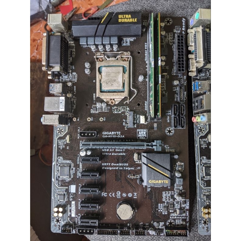 Combo main h110, ram 8gb, chip g4400
