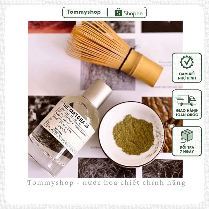 [Ống 10ml] Nước hoa Unisex LE LABO MATCHA 26