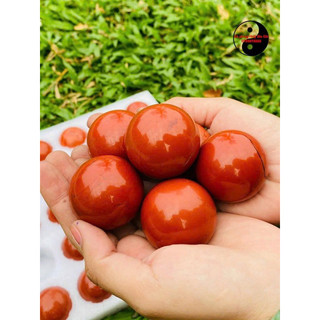 Bi cầu quả cầu đá jasper ngoc bich đỏ đẹp kiểm định có đế