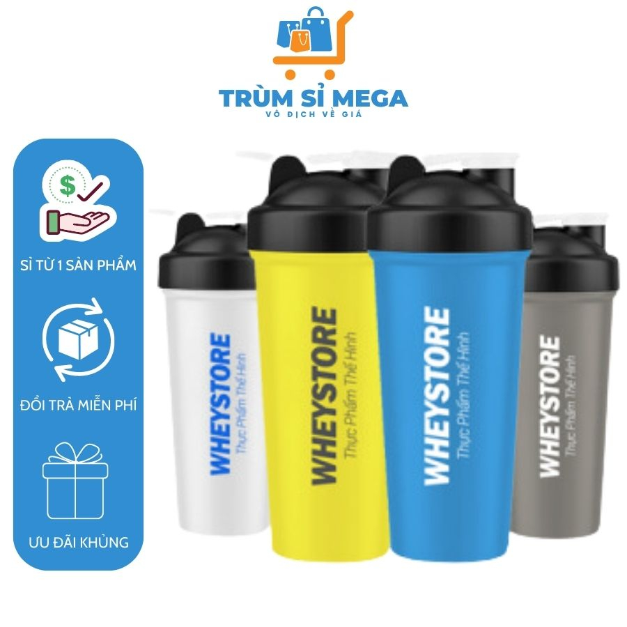Bình đựng nước tập Gym thể thao thể hình My Protein 600ml chính hãng, màu sắc đa dạng, cao cấp có lò xo lắc shaker
