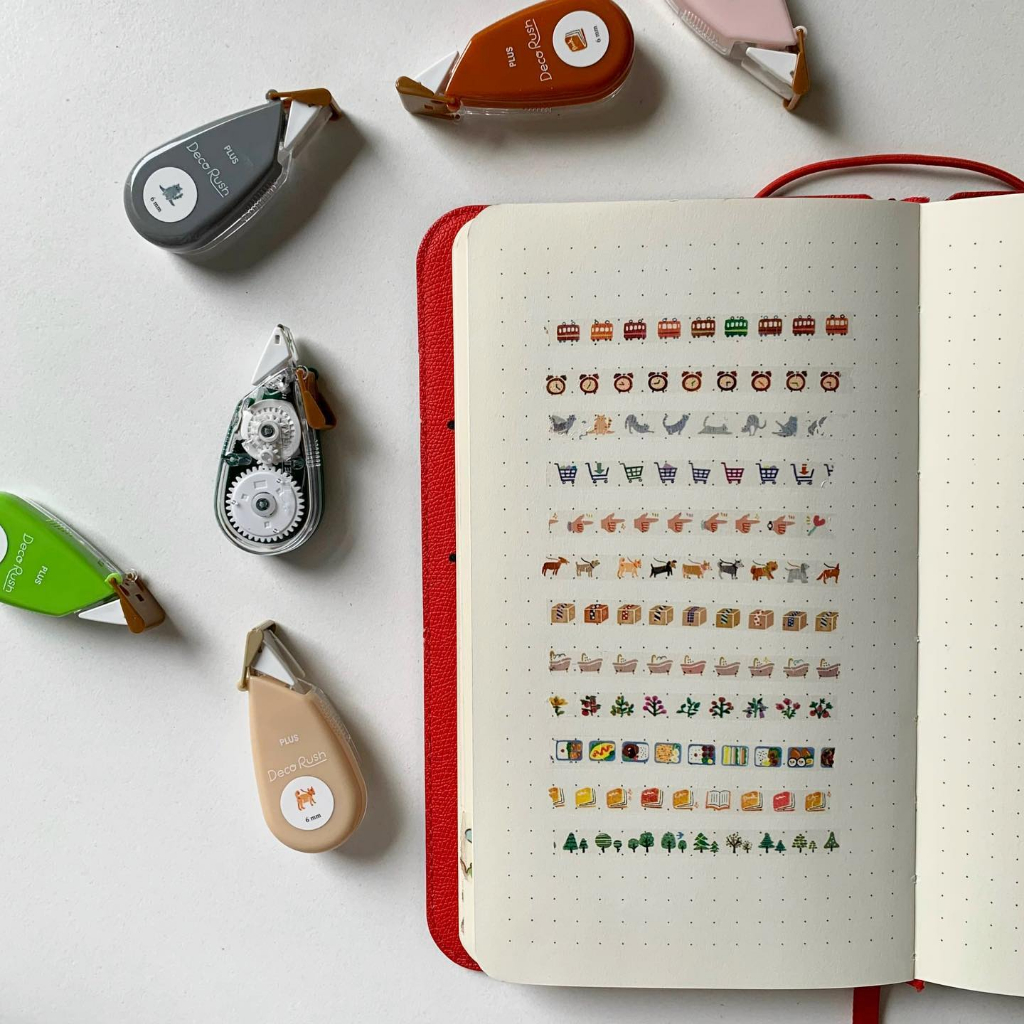 Băng dán trang trí PLUS Petit Deco Rush nhiều màu Art Therapy