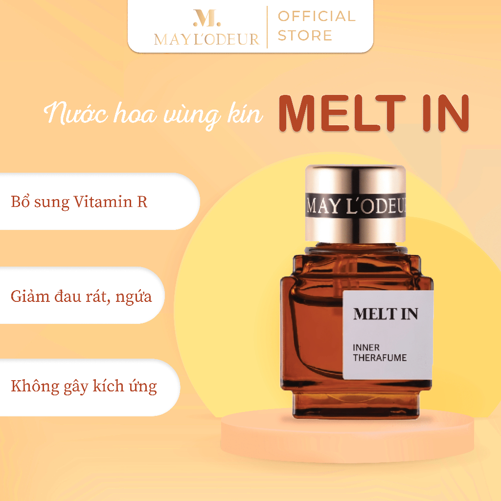 Nước Hoa Vùng Kín May L’odeur Inner Therafume Melt In - Màu Nâu (7ml)