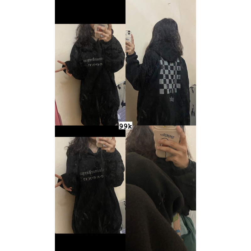 Pass áo hoodie caro