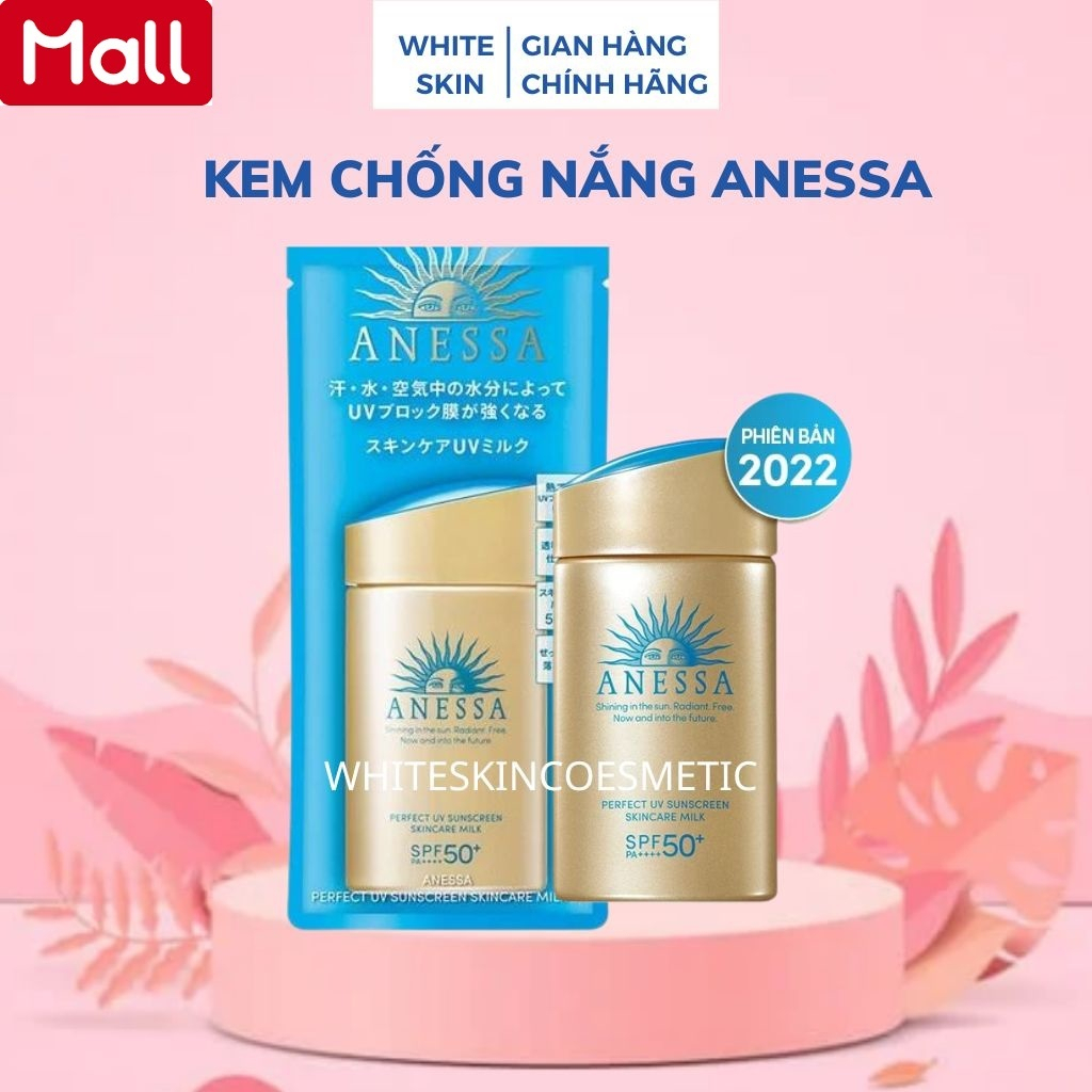 Kem chống nắng Anessa Perfect UV Sunscreen Skincare Milk 60ml nhật bản