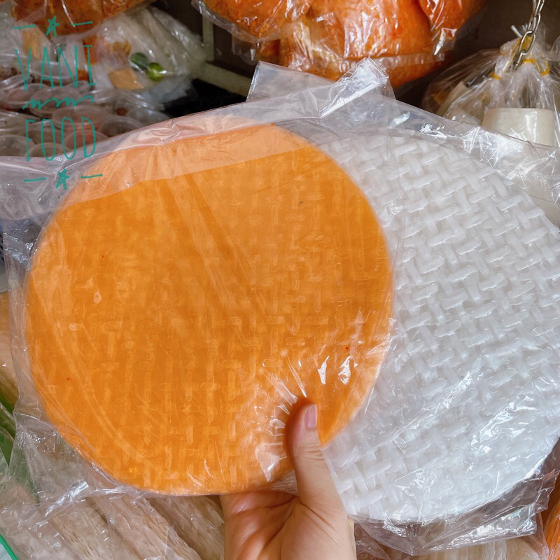 Bánh tráng ớt tròn Tây Ninh mỏng dẻo 500G/100G