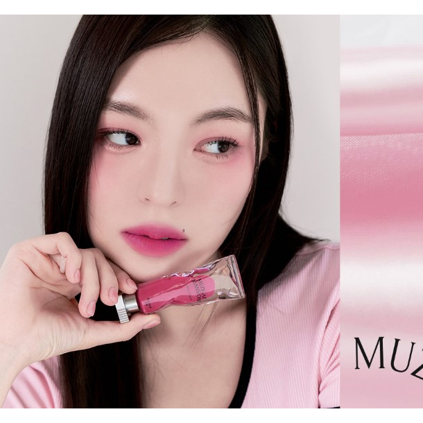 Son Muzigae Mansion Objet Liquid 018 Knockout Magenta Pink Màu Hồng Mận Hữu Cơ Thuần Chay