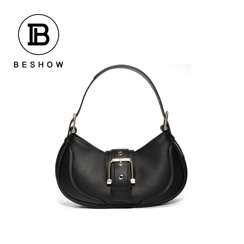 Túi xách nữ BHSHOW Túi xách nữ thương hiệu Túi da thật Túi xách nữ sang trọng Túi vai đơn Túi nách Túi da bò