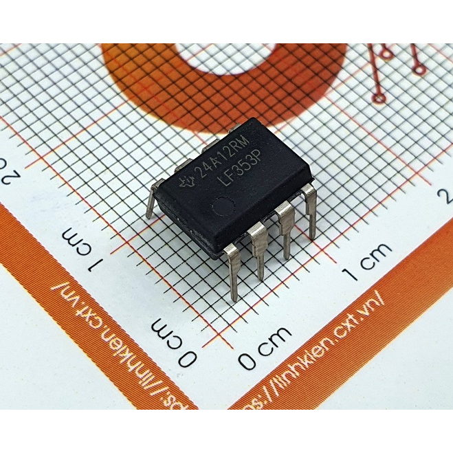 LF353P IC OPAMP JFET 2 CIRCUIT 8DIP