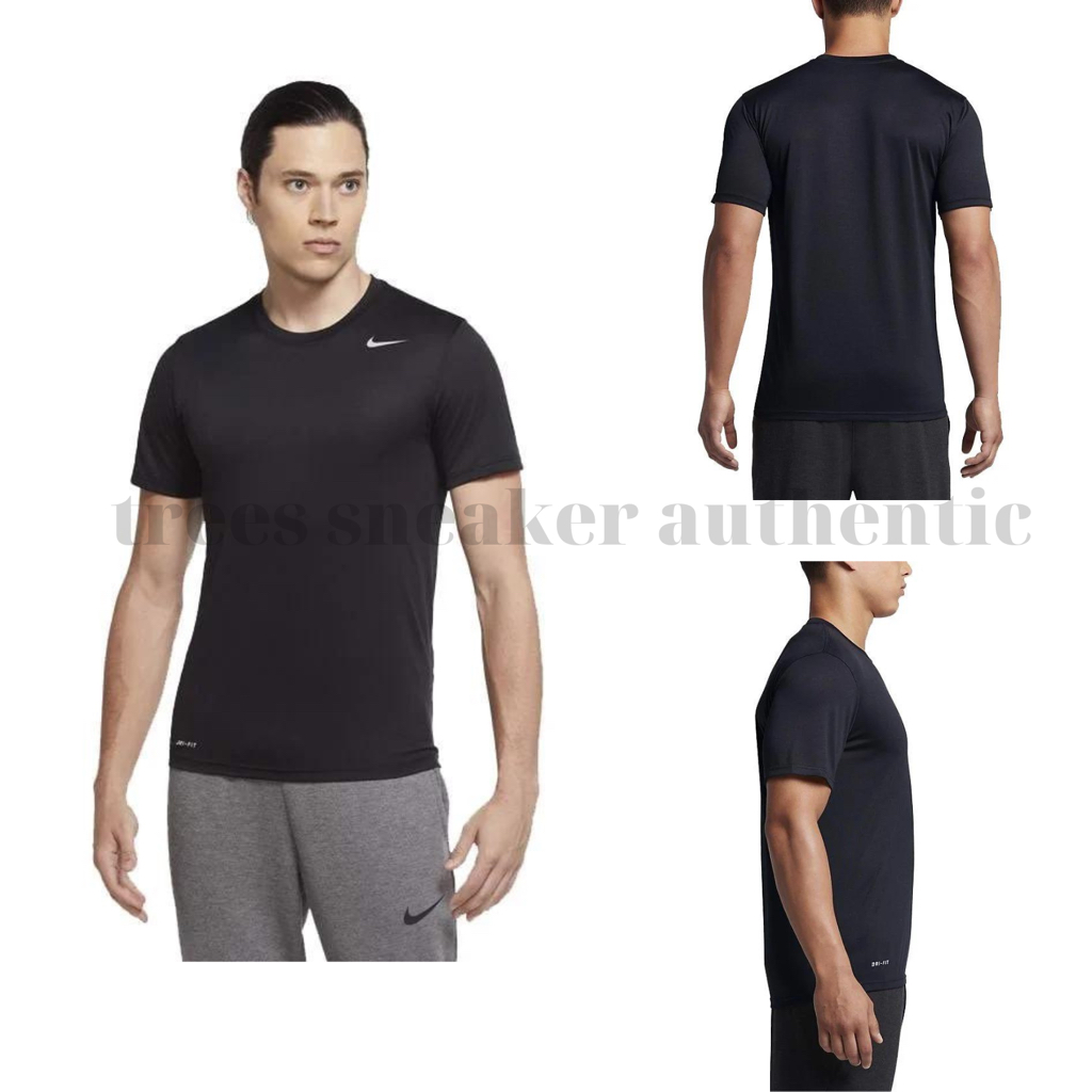 Áo thun tập luyện thể thao Nam Nike Dri-Fit T Shirt Black White 718834 010 718834 100