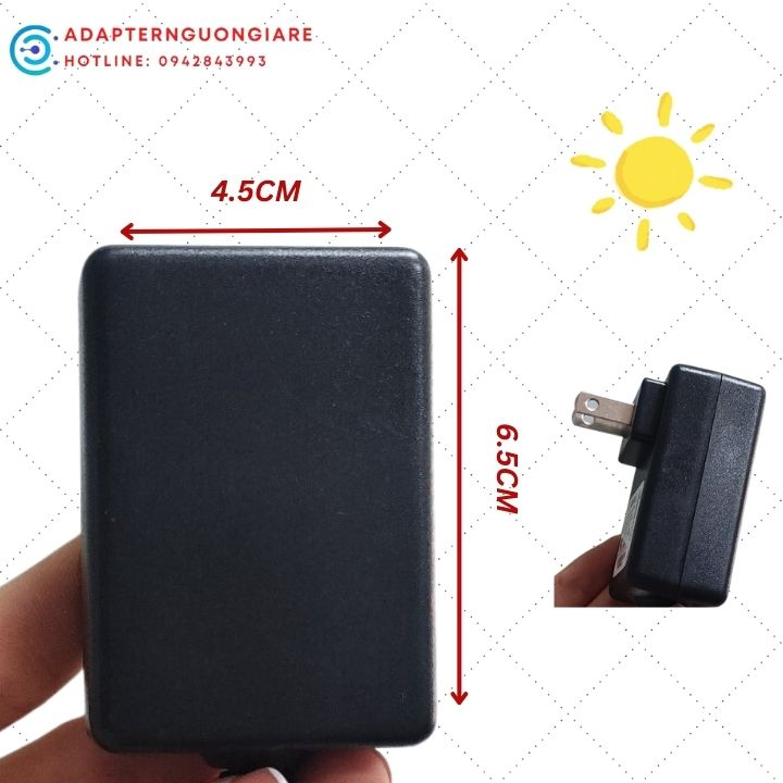 Adapter nguồn 10V 1000mA AC 1A AS110100BA100 chính hãng Kingwall AS110-100-BA100