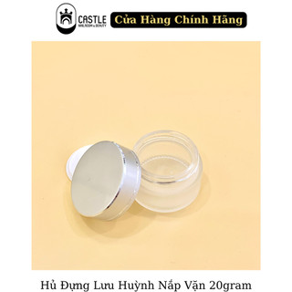 Hủ Thủy Tinh Đựng Lưu Huỳnh Nắp Vặn