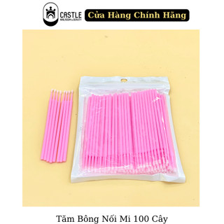 Tăm bông nối mi, phun xăm