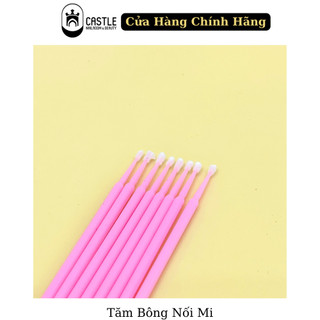 Tăm Bông Nối Mi, Phun Xăm ( 100 Cây )